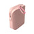 Pink Silicone Dog Treat Pouch (Set of 2) - Waterproof, Portable for Training & Walks