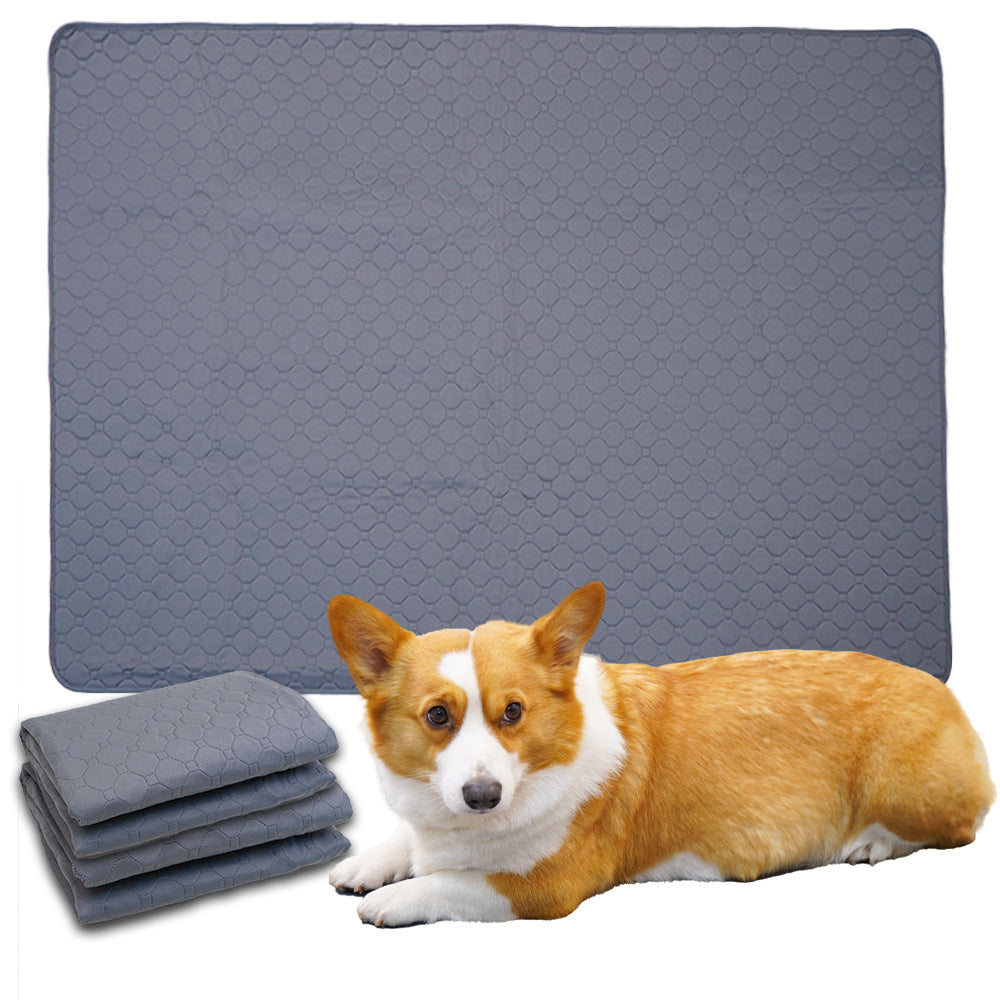 Reusable Pet Training Pads - 4-Layer Waterproof &amp; Absorbent Mat Waterproof Non-Slip(Size : M-70cm×50cm)