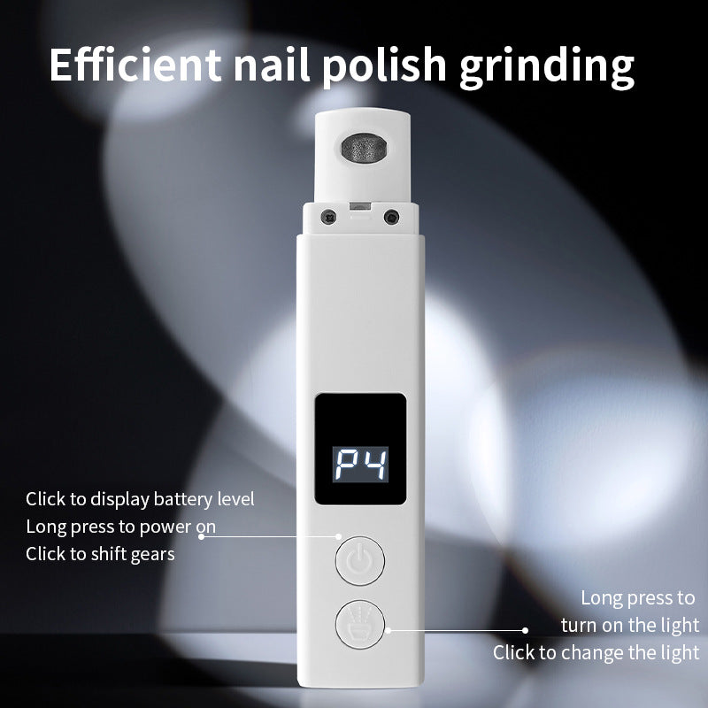 White Professional Pet Nail Grinder Kit - LCD, LED, Laser, for Dogs &amp; Cats