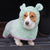 Green Hooded Dog Bathrobe - Super Absorbent, Adjustable Fit, Cozy Pet Towel (Size : XL)