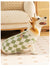 Classic Argyle Dog Sweater - Green & White Knit for Corgis & Medium Breeds (Size : M)