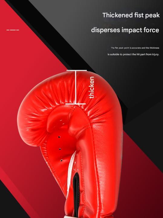 Blue And Silver Durable 10oz PU Leather Boxing Gloves - Padded & Ventilated for Training