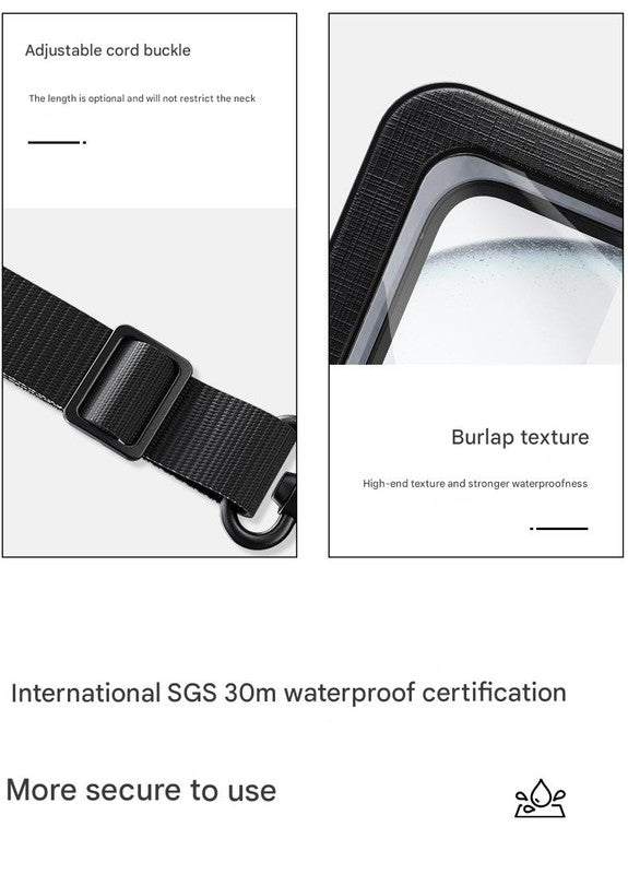 Green 2-Pack Universal IPX8 Waterproof Phone Pouch with Lanyard - Touch Sensitive Case for Swimming & Outdoor Sports