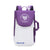 Purple and White Multifunctional Tennis & Badminton Backpack - Waterproof Racket Bag with Shoe Compartment