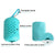 Pink Quick Dry Cooling Towel Set (2 Pack) - Microfiber Sport Towels with Silicone Cases & Carabiners