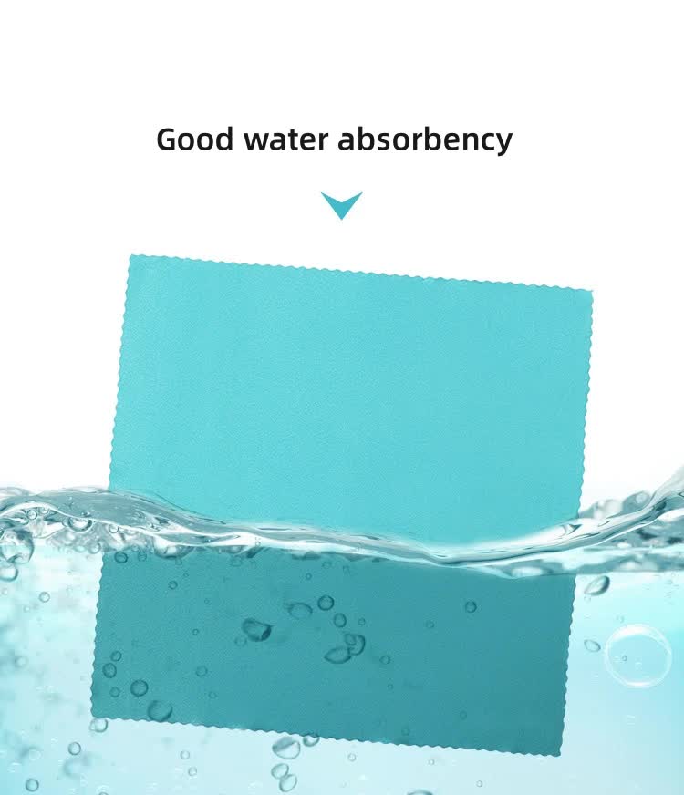 Grey Quick Dry Cooling Towel Set (2 Pack) - Microfiber Sport Towels with Silicone Cases & Carabiners