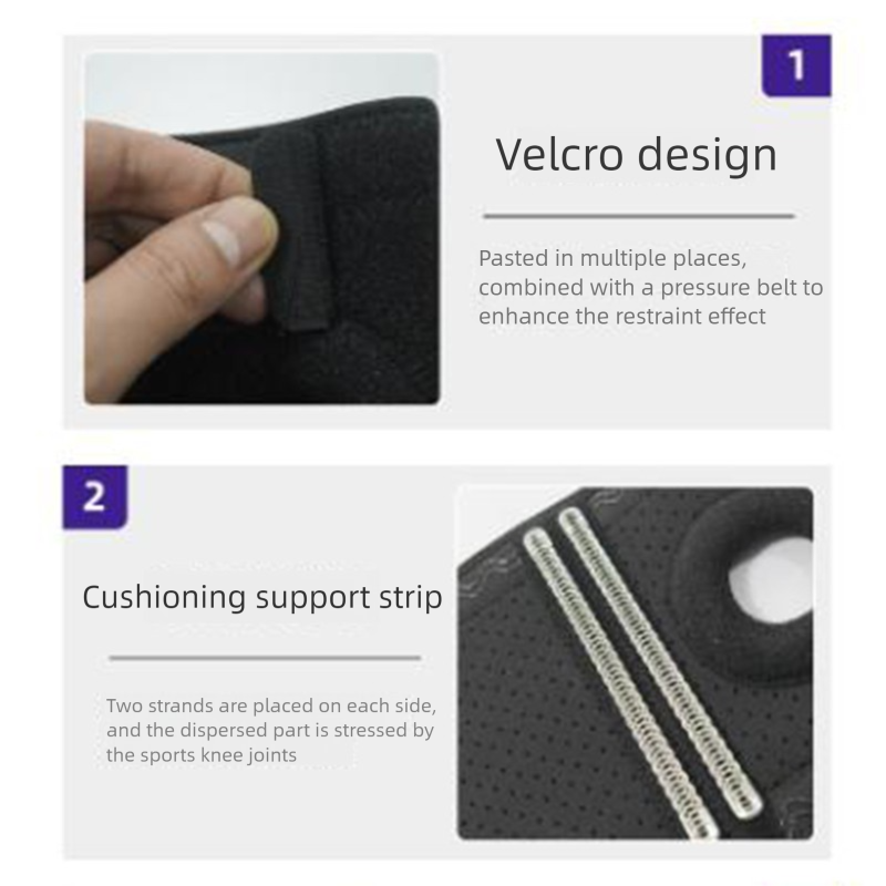 Pink Adjustable Knee Brace Support (Pair) with Dual Spring Stabilizers & Patella Gel Pad - Non-Slip for Sports Running Hiking