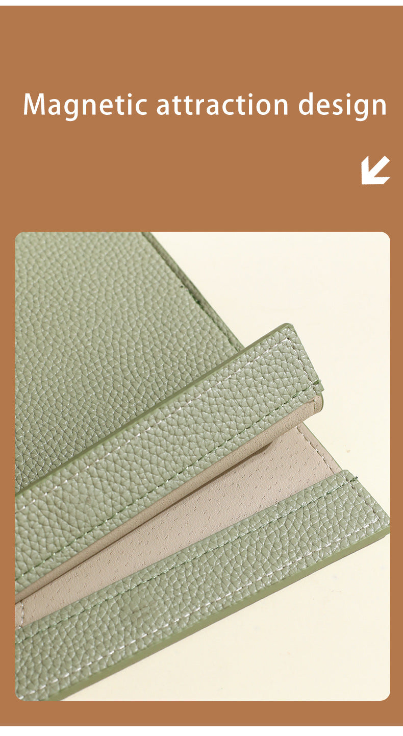 Light Pink Professional A4 PU Leather Document Bag - Waterproof Handheld File Folder Portfolio for Business & Conference