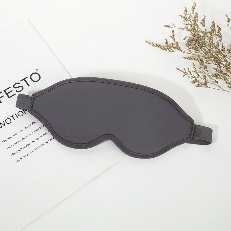 2 Pcs Grey 3D Contoured Eye Mask - Total Blackout, Pressure-Free Memory Foam, Skin-Friendly &amp; Breathable for Deep Rest