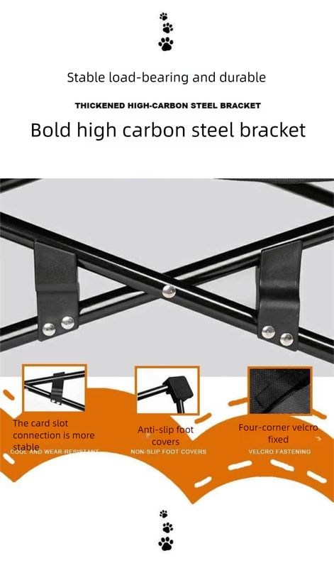 Bright Green Elevated Comfort Pet Bed - Portable & Foldable Dog Cat Cot - Durable 600D Oxford Fabric, Washable Cover, All Seasons