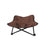Brown Elevated Comfort Pet Bed - Portable & Foldable Dog Cat Cot - Durable 600D Oxford Fabric, Washable Cover, All Seasons