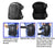 1 Pair Red Professional Hard Shell Knee Pads - Heavy Duty Protection for Work, Construction, Gardening & Outdoor Sports