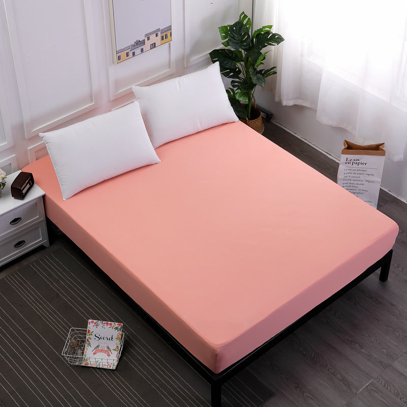 Pink Queen Size Waterproof Fitted Mattress Protector - Soft &amp; Breathable Bed Cover, Hypoallergenic, Deep Pocket (152x190x30cm)