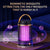 USB Rechargeable White Portable 3-in-1 Electric Mosquito Zapper Lamp - UV Bug Killer, Warm Night Light & Bright Lantern