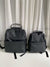 Size S Black Stylish Waterproof Nylon Backpack - Lightweight, Multi-Pocket for Travel, Commute & Daily Use