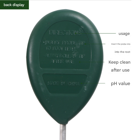 2 Pcs (1 Green + 1 Black) Soil Moisture Meter - Accurate Plant Water Monitor for Garden & Potted Plants, No Batteries Needed