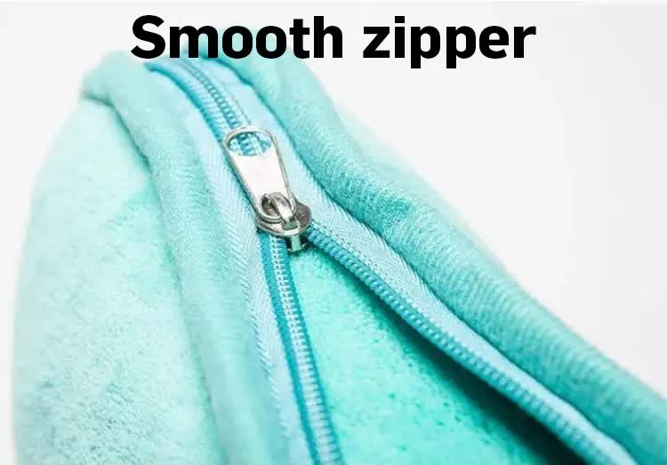 Dark Blue 2-in-1 Plush Travel Blanket & Pillow Set - Soft Flannel with Luggage Strap & Carabiner (50x60in)