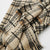 Coffee Chic Plaid Winter Scarf - Large Soft Polyester Shawl Wrap with Tassels, Korean Inspired Fashion