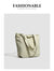 Black Stylish Lightweight Seersucker Gingham Tote Bag - Spacious Multi-Pocket Shoulder Bag with Zipper
