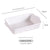 White Elegant Speckled Ceramic Rectangular Baking Dish - 800ML Oven & Microwave Safe Casserole Pan with Handles