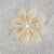 Dark Grey 4-Pack Elegant Blue Floral Embroidered Cotton Hand Towels - Ultra Soft & Absorbent