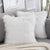 White Luxurious Long Faux Fur Cushion Covers - Set of 2, 45x45cm Soft Plush Decorative Pillowcases for Sofa & Bed