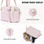 Black Chic Women's Mini Gym Duffel Bag - Lightweight Nylon Shoulder Tote with Wet Pocket, Multiple Compartments & Removable Pouch