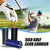 Blue Set of 2 Portable Golf Club Carrier Holders - Lightweight Club Organizer Caddy