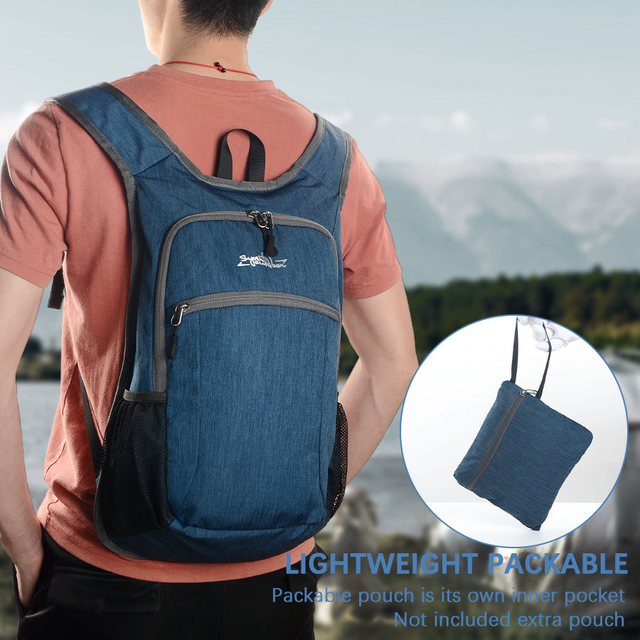 Navy Blue Ultra Lightweight Packable Backpack - Foldable Daypack for Hiking &amp; Travel