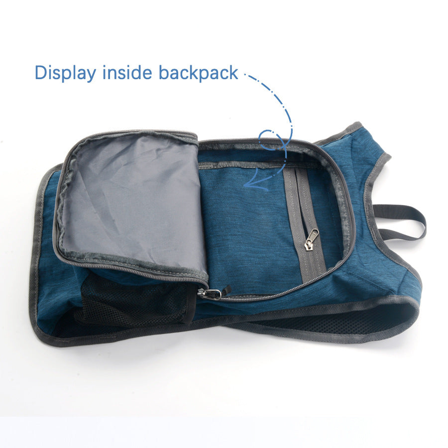 Navy Blue Ultra Lightweight Packable Backpack - Foldable Daypack for Hiking & Travel