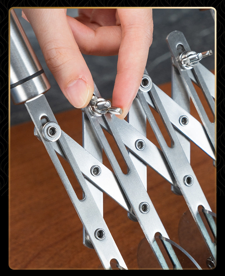 Doughnut Cutter Seven Wheels Stainless Steel Multi-Wheel Rolling Dough Cutter - Pastry, Noodle & Lattice Slicer