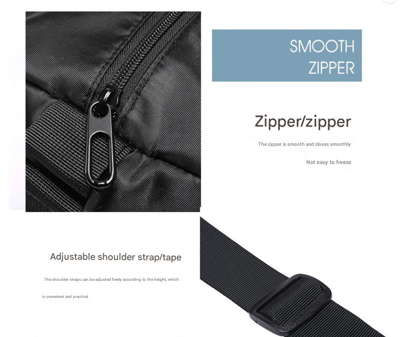 Pink Men's Large Capacity Sports Duffel Bag with Wet/Dry Separation Pocket - Travel & Gym Tote