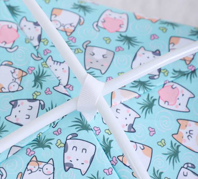 L 50*50CM 15 Catties Within The Pet Purple Cat Cooling Summer Pet Tent - Portable Foldable Breathable Outdoor Cat House Shelter