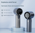 Grey Mini Bladeless Handheld Fan - USB Rechargeable, Quiet Portable Desk Fan