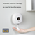 Dark Blue Wall-Mounted No-Drill Automatic Foam Soap Dispenser - Infrared Sensor for Bathroom, 145x145x48mm