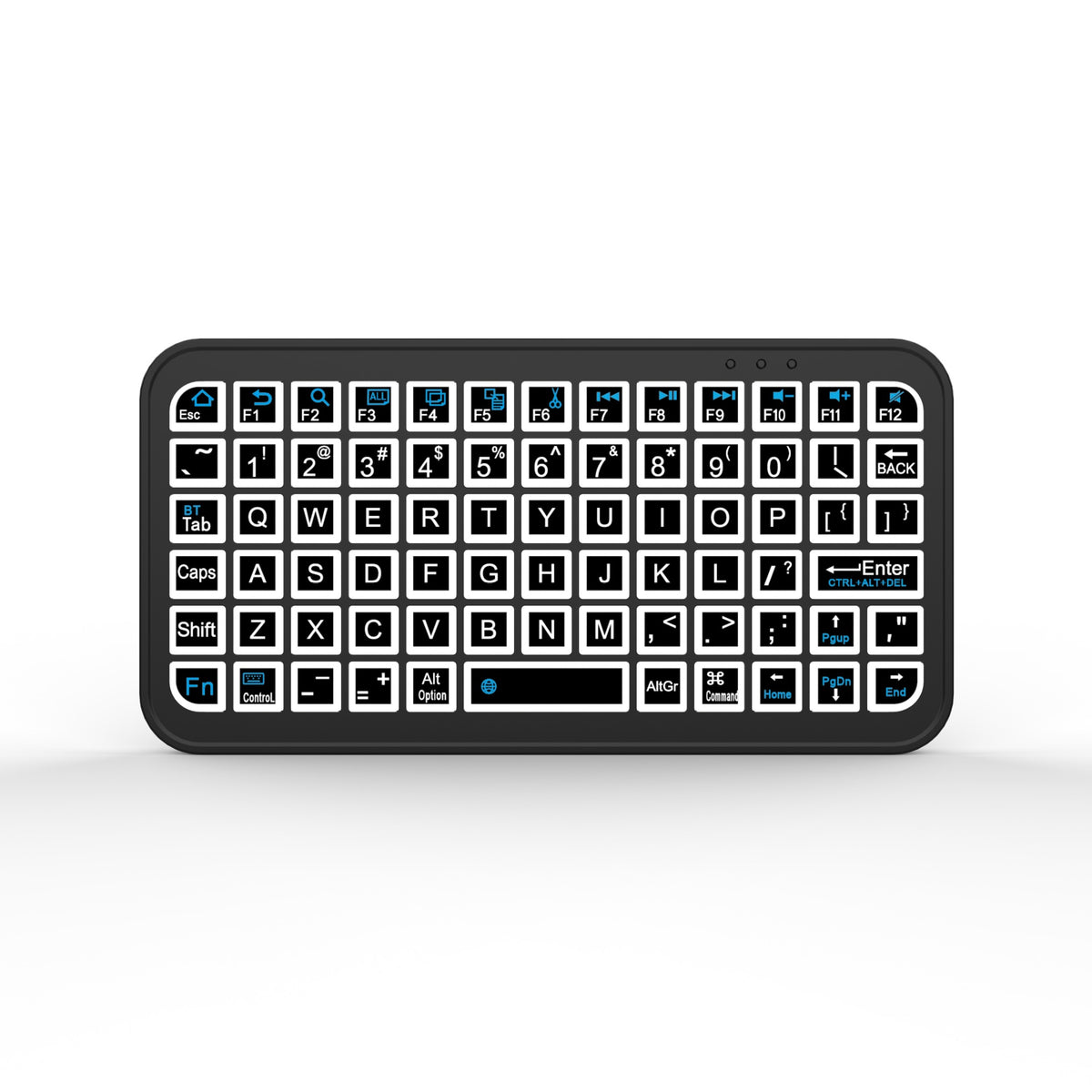M7 Ultra-Slim Mini Bluetooth Keyboard - Tri-System Portable Wireless Typing for Phone, Tablet &amp; PC