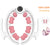 Pink 360 Degree Clamp Leg Roller Massager - Deep Tissue Relief for Thighs, Calves & Arms