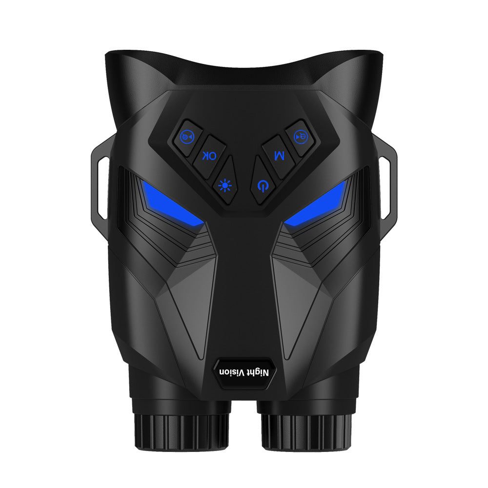 Black 4K Portable Digital Night Vision Binoculars - HD Photo & Video Infrared Scope