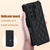 Brown Galaxy Z Fold4 Multi-Functional Leather Wallet Case for Samsung Z Fold Series - Crossbody with Pen Slot, Quilted Design Pen Not Included