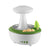 White Woodgrain Raindrop Mushroom Aroma Diffuser - 280mL Ultrasonic Humidifier with Colorful Lights