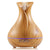 Wood Grain 500ml Wood-Grain Essential Oil Aroma Diffuser with Lattice Design and Humidifier
