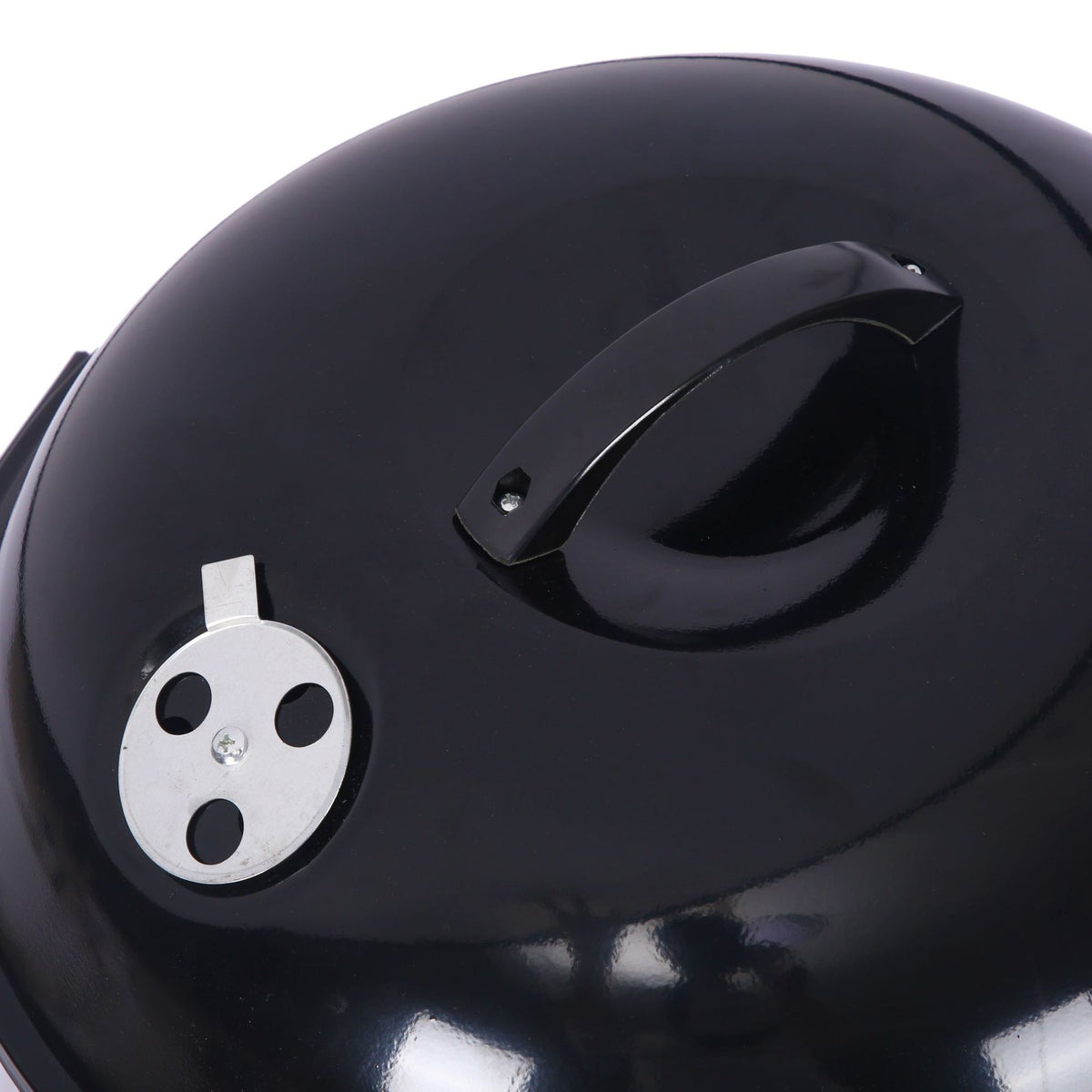 Outdoor Folding Apple-Shaped Stainless Steel Charcoal Barbecue Grill - 41cm Grill Net