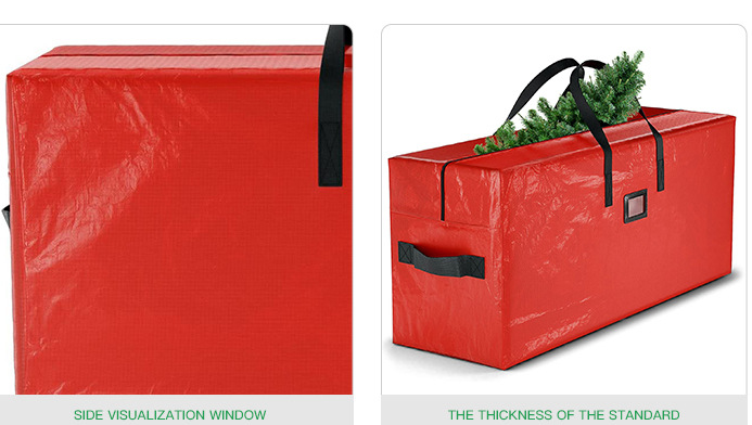 Green 122*34*51CM Durable Dustproof Christmas Tree Storage Bag