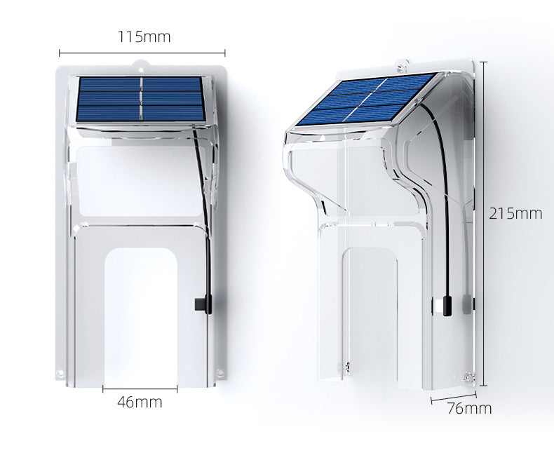 Transparent Rain Cover + Doorbell Combination HD Wireless Video Doorbell with Long-Lasting Battery