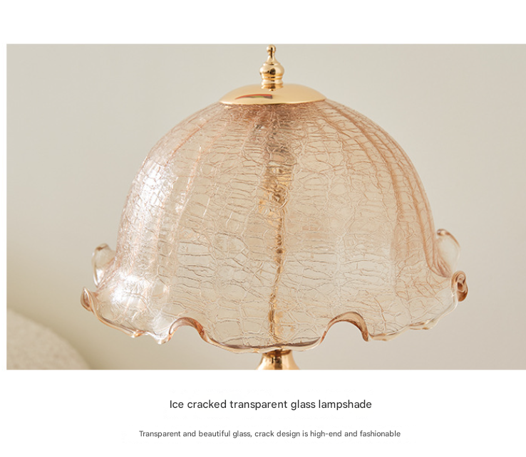 Warm Light French-Inspired Bedside Lamp - Modern Minimalist Warm Light