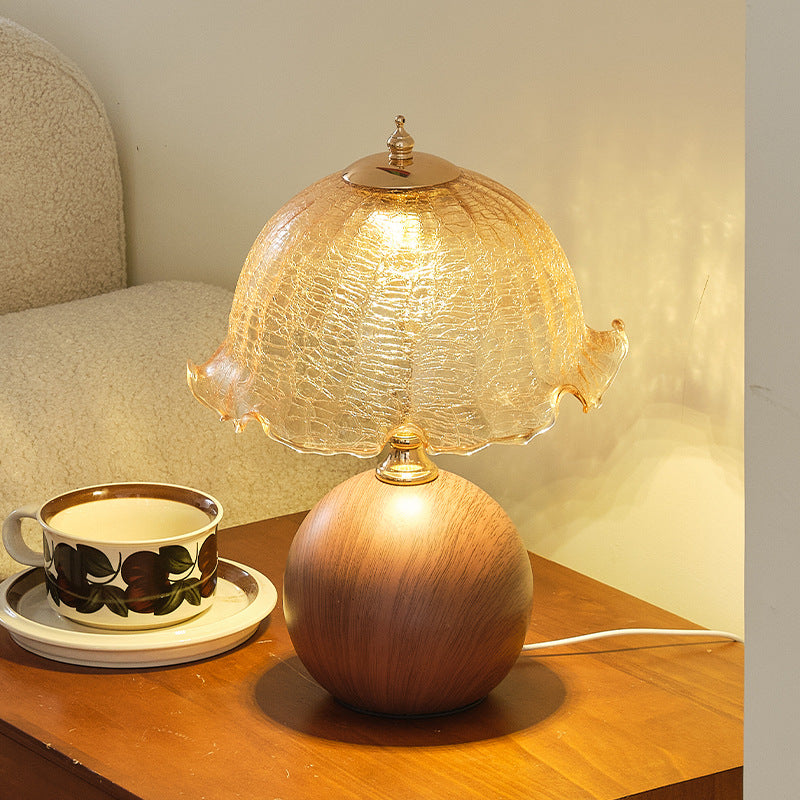 Three-colour Changing Light French-Inspired Bedside Lamp - Modern Minimalist Warm Light
