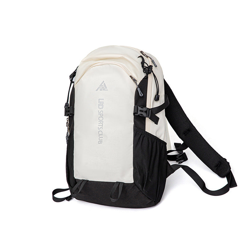 Balck-white 20L Lightweight Hiking Backpack for Camping, Travel, and Commuting