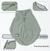45# Blue Waterproof Reflective Dog Raincoat for Small to Large Dogs
