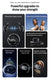 Black T2 AI Smart Translation Earbuds - Open-Ear OWS Bluetooth 5.4 Headphones with Simultaneous Interpretation & IPX4 Waterproof