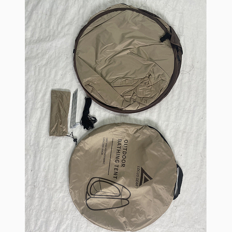 Portable Quick-Setup Camping Tent for Changing, Shower, and Toilet Use